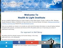 Tablet Screenshot of healthandlight.com